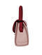 Pink Handcrafted Printed Faux Leather Sling Bag