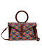Multicolored Handcrafted Printed Faux Leather Sling Bag