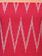 Red Handwoven Ikat  Cotton Fabric
