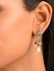 Tribal Silver Earrings with Pearls
