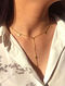 Gold Tone Handcrafted Necklace