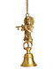 Antique Gold Krishna Bell With Chain