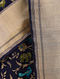 Blue Handwoven Benarasi Silk Saree 