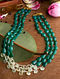 Green Gold Plated Necklace