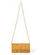 Mustard Gold Handcrafted Cork Sling Bag
