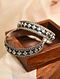 Tribal Silver Bangles (Size: 2/3) (Pair)