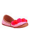 Pink Handcrafted Leather Juttis For Girls