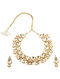 Gold Tone Silver Necklace Set