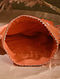 Peach Handcrafted Cotton Silk Potli With Gota Work