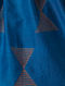 Blue Handwoven  Jamdani Silk Wool Scarves