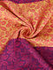 Magenta and Yellow Floral Handwoven Cotton Double Bedsheet With Pillow Covers (Set Of 3)