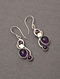 Sterling Silver Pendant Set With Amethyst (Without Chain)