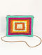 Multicolored Handcrafted Beaded Canvas Sling Bag