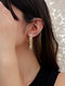 Gold Plated Handcrafted Hoop Earrings with Pearls