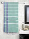 Multicolor Cotton Striped Bath Towels (L-60in, W-30in) (Set of 4)