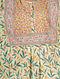 Multicolor Block Printed Cotton Kaftan
