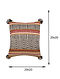 Handcrafted Woolen Cushion Cover (L- 20in, W- 20in)