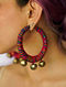 Multicolor Handcrafted Earrings with Ghungroo