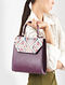 Violet Handcrafted Faux Leather Hand Bag