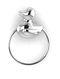 Sterling Silver Duck Ring Baby Rattle (Dia- 2.5in)