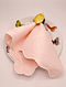 Pink And White Bramble Napkin (Set Of 2) (L-20in,W-20in)