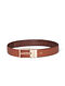 Brown Handcrafted Large Sized Genuine Leather Belt For Men