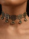 Tribal Silver Choker Necklace
