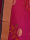  Pink Handloom Benarasi Mercerised Cotton Saree