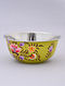 Light Green Handpainted Stainless Steel Bowl (D- 4.5in, H- 2in)