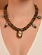 Sterling Silver Necklace With Tiger Eye Stone