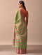 Green Handwoven Maheshwari Silk Cotton Saree