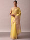 Yellow Handwoven Maheshwari Silk Cotton Saree