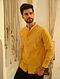 Mustard Mangalgiri Full Sleeve Pintuck Cotton Shirt