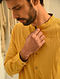 Mustard Mangalgiri Full Sleeve Pintuck Cotton Shirt