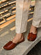 Brown Handcrafted Genuine Leather Juttis For Men
