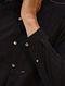 Black Handspun and Handwoven Cotton Full Sleeve Shirt