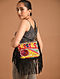 Multicolored Vintage Rabari Genuine Leather Sling Bag