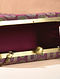 Purple Medium Sized Vintage Brocade Clutch