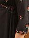 Black Embroidered Angrakha with Pants (Set Of 2)