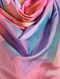 Multicolour  Handwoven Ikat Katan Silk Stole