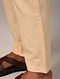 Beige Elasticated Waist Cotton Pyjama with Pockets