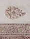 Off White - Red Block Printed Silk Cotton Dupatta