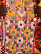 Multicolored Vintage Rabari Embroidered Cotton Tote Bag