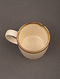 Ivory Ceramic Mugs (L-4.5in, W-3in, H-3.2in) (Set of 2)