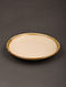 Ivory Ceramic Quarter Plate (D-7.3in, H-1in)