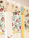 Floral Handblock Printed Voile Curtain (L-7ft, W-3.5ft)