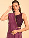 Purple Jamdani Handloom Cotton Saree