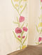 Floral Handblock Printed Voile Curtain (L-7ft, W-3.5ft)