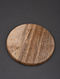 Blue Handcrafted Decal Mango Wood Round Platter (Dia-10in)