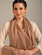 Beige Tissue with Zari Silk Cotton Dupatta